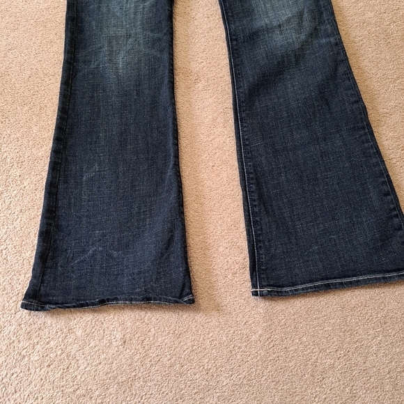 American Eagle Outfitters Jeans Women's 8 Blue Denim Artist Stretch Flare - Picture 9 of 15